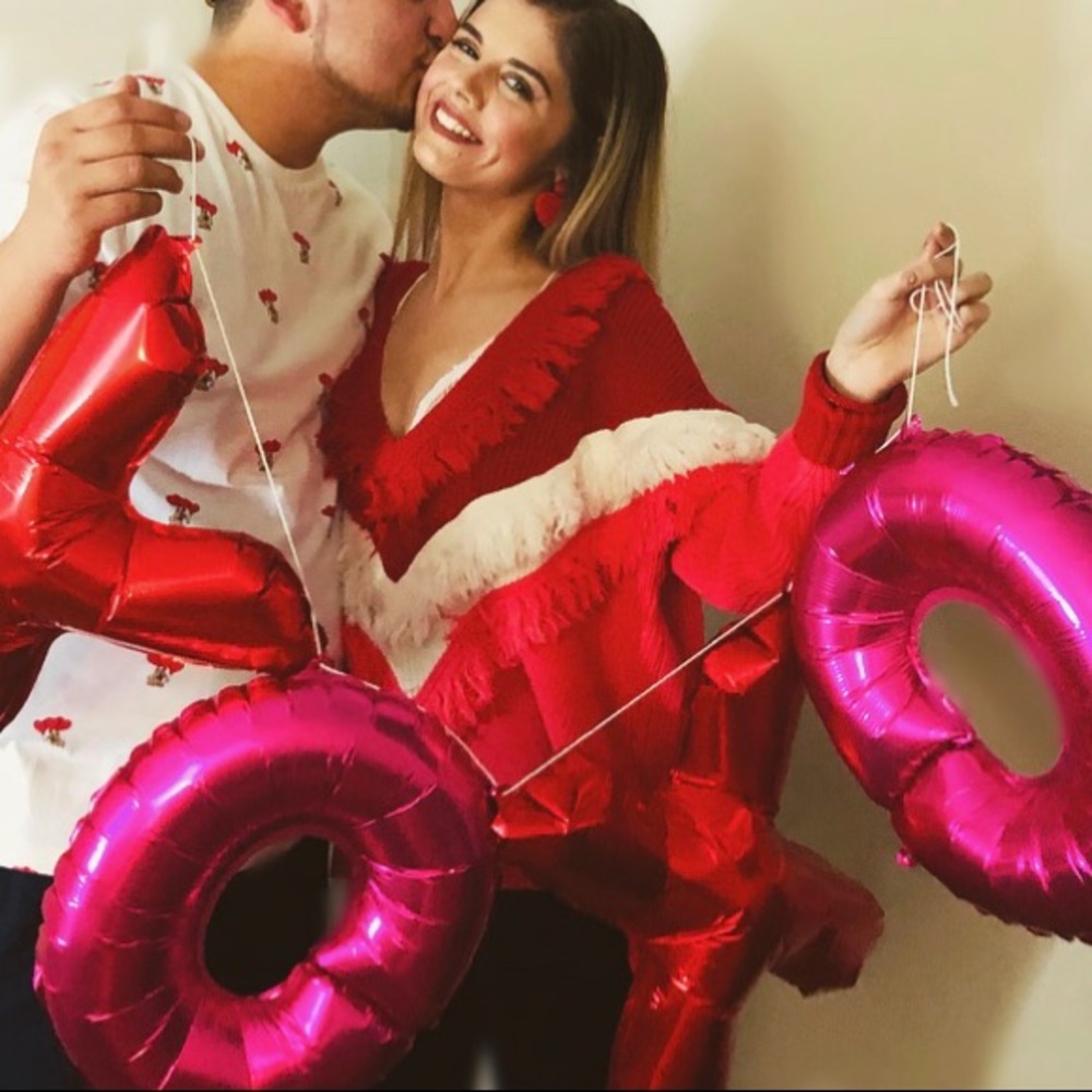 Fringe sweater from Revolve.